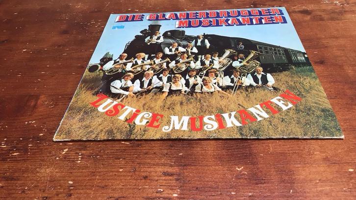 TOP-LP VAN DE GLANERBRUGGER MUSIKANTEN, Cd's en Dvd's, Vinyl | Nederlandstalig, Zo goed als nieuw, Levenslied of Smartlap, Overige formaten