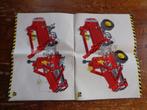 Technisch lego 8854 - rode hijskraan & dumper - jaren 90, Kinderen en Baby's, Speelgoed | Duplo en Lego, Ophalen of Verzenden