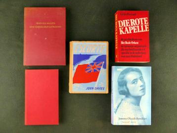 5x Boeken over de Tweede Wereldoorlog (1944-2004) beschikbaar voor biedingen