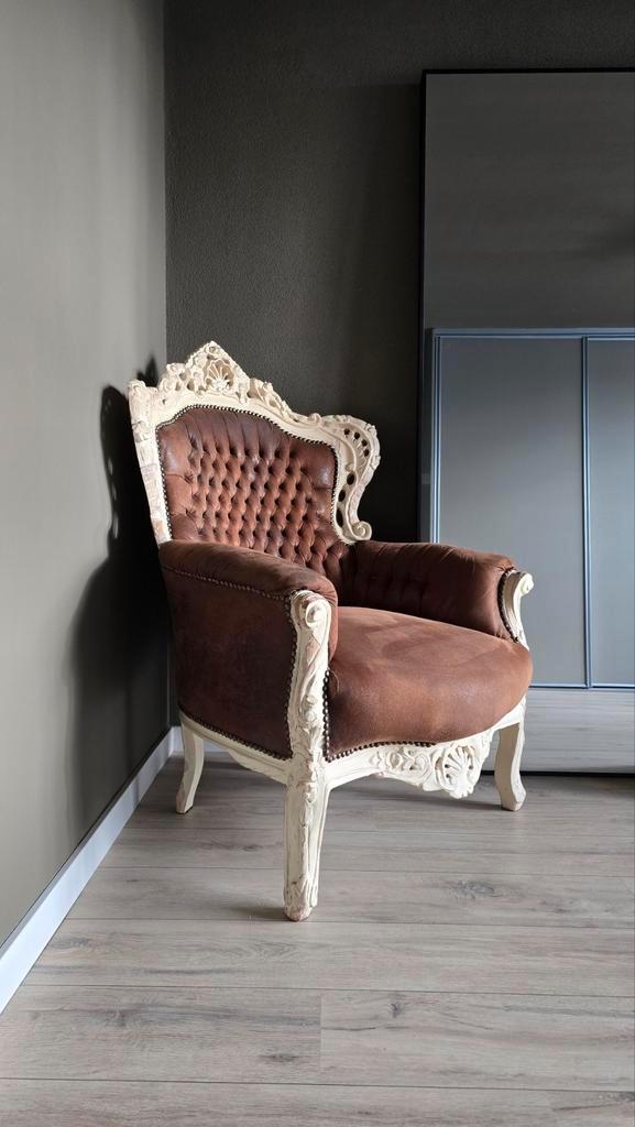 Baroque fauteuil Casa Padrino, Huis en Inrichting, Fauteuils, Hout, 50 tot 75 cm, Ophalen