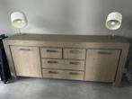 Stevig teak Dressoir, Huis en Inrichting, Kasten | Dressoirs, Ophalen, Gebruikt, Teakhout, 200 cm of meer