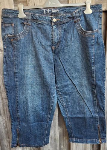 Miss Etam Capri jeans met ritsje maat 50 beschikbaar voor biedingen