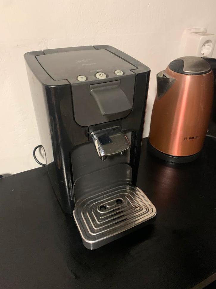 Philips Senseo Quadrante Koffiezetapparaat, Witgoed en Apparatuur, Koffiezetapparaten, Zo goed als nieuw, Koffiemachine, Afneembaar waterreservoir