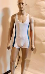 Worstelpakje turnpakje lycra Rufskin maat M fetish, Maat 48/50 (M), Wit, Overige typen, Ophalen of Verzenden