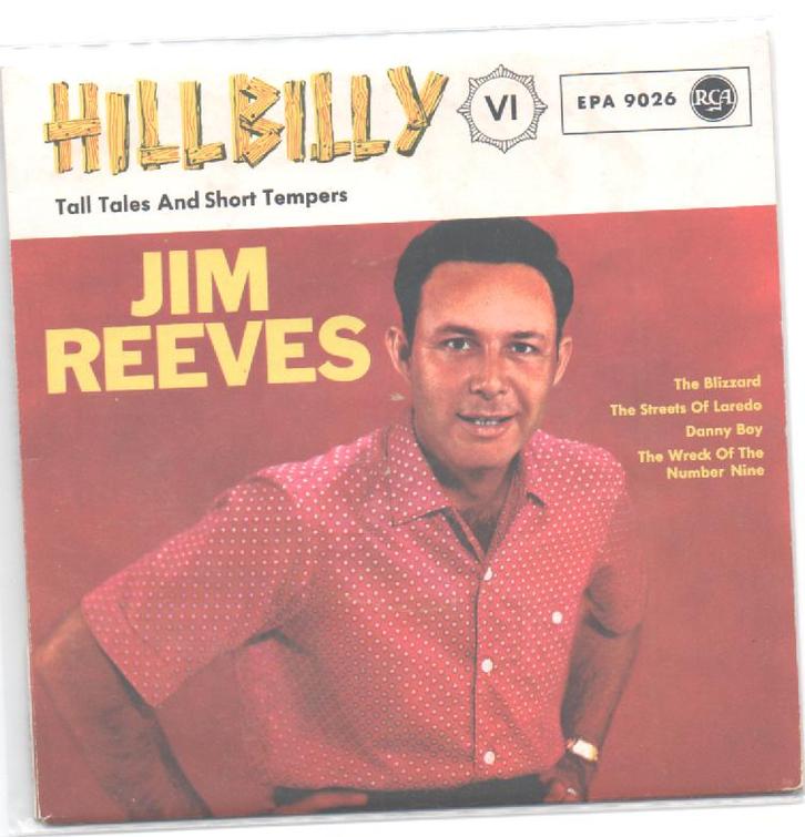 Jim Reeves- Hillbilly Nr. VI, Cd's en Dvd's, Vinyl Singles, Zo goed als nieuw, EP, Country en Western, 7 inch, Verzenden