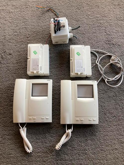 Tequi intercom video deurbel systeem, Huis en Inrichting, Deurbellen, Gebruikt, Bedraad, Ingebouwde camera, Terugspreekfunctie
