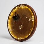 Handgemaakte Wandklok Epoxy Kristal Parel Decoratie 30cm, Ophalen of Verzenden, Nieuw, Analoog, Wandklok