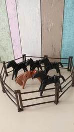 5 Paarden met hekwerk, Ophalen of Verzenden, Gebruikt