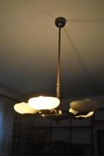 Hanglamp, jaren 30, messing, Antiek en Kunst, Antiek | Lampen, Ophalen