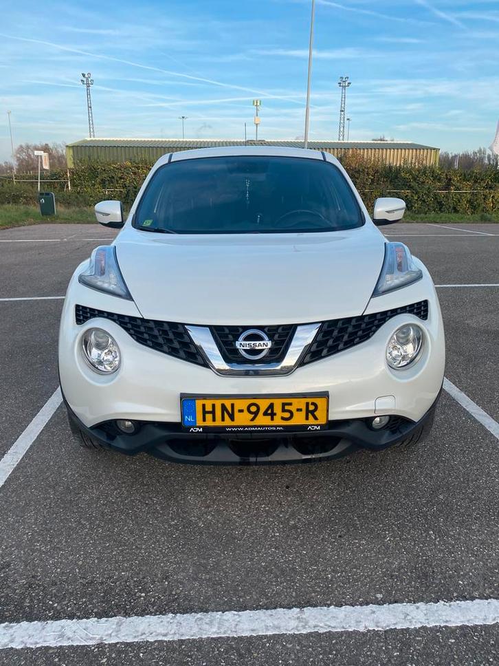 Nette Nissan Juke 1.2 Dig-t 2015 Wit (inruilen mogelijk), Auto's, Nissan, Particulier, Juke, 360° camera, ABS, Achteruitrijcamera