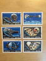 Dubai 1966 ruimtevaart, Postzegels en Munten, Postzegels | Azië, Midden-Oosten, Ophalen of Verzenden, Gestempeld