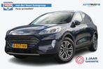 Ford Kuga 2.5 PHEV Titanium X | Incl. 12 maanden garantie |, Gebruikt, 4 cilinders, Blauw, Leder en Stof