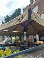 Grote terras parasol 10x12m horeca, Tuin en Terras, Parasols, Ophalen, Gebruikt, Overige typen, Waterdicht