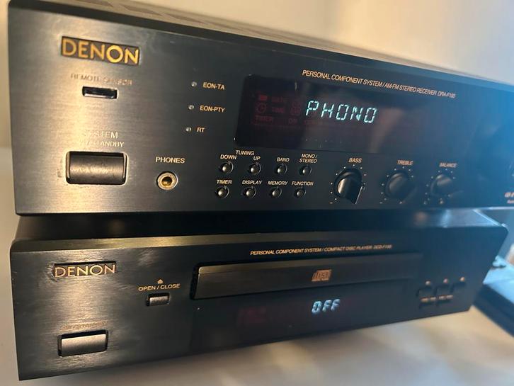 Denon DRA-F100/DCD-F100 + Xanadu DS10 Speakers, Audio, Tv en Foto, Luidsprekers, Zo goed als nieuw, Front, Rear of Stereo speakers