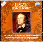 LISZT Piano works volume one CD JORGE BOLET DECCA, Kamermuziek, Ophalen of Verzenden, Zo goed als nieuw, Romantiek