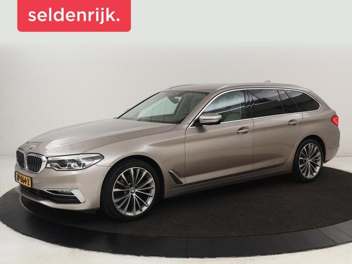 BMW 5-serie 520i High Executive | Luxury Line | Leder | Trek, Auto's, BMW, Bedrijf, Te koop, 5-Serie, ABS, Achteruitrijcamera