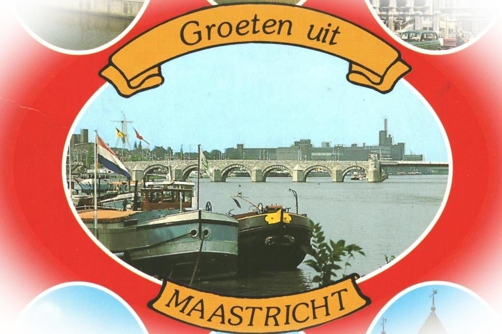 987549 Maastricht 80+ Limburg Gelopen met postzegel, Ophalen of Verzenden, 1980 tot heden, Gelopen, Limburg