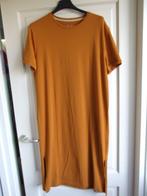 Kuyichi nieuwe mosterd kleur lange jurk in t-shirt stof XL, Kleding | Dames, Overige kleuren, Maat 46/48 (XL) of groter, Nieuw