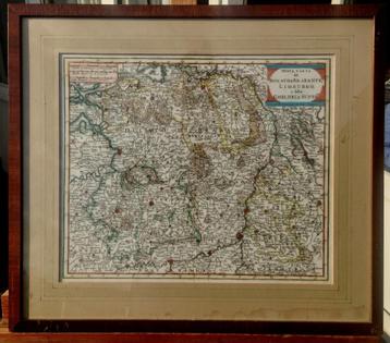 Isaac Tirion, Brabant en Limburg 1753, Origineel kaart beschikbaar voor biedingen