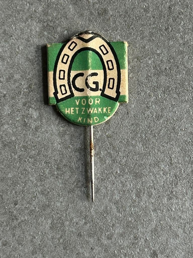 Voor het zwakke kind speldje (papier), Ophalen of Verzenden, Overige onderwerpen, Speldje of Pin