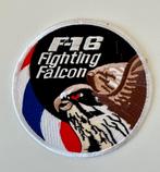 F16 fighting falcon embleem, Ophalen of Verzenden, Landmacht, Nederland, Embleem of Badge