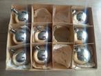* Mooie set vintage kerstballen zilver basic *, Diversen, Kerst, Ophalen of Verzenden, Gebruikt