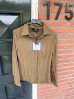 Mooij travelstof blouse m ongedragen army, Ophalen of Verzenden, Zo goed als nieuw, Groen