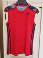 Rood sportshirt Adidas maat XS, Maat 46 (S) of kleiner, Algemeen, Ophalen of Verzenden, Zo goed als nieuw