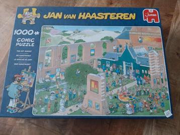 Jan van Haasteren Puzzel - De Kunstmarkt 1000 stukjes beschikbaar voor biedingen