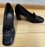 Vintage Miu Miu loafer pumps maat 36 zwart leer jaren 90, Miu Miu, Pumps, Verzenden, Zwart