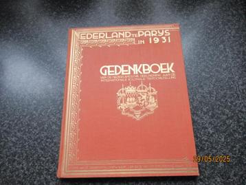 GEDENKBOEK NEDERLAND KOLONIALE TENTOONSTELLING  PARIJS-1931 beschikbaar voor biedingen