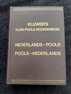 kluwer's klein pools woordenboek  Nederlands-Pools Pools-Ned, Ophalen of Verzenden, Zo goed als nieuw, Nederlands
