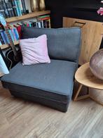 IKEA Slaapbank - Grijs, Ophalen, 90 cm, Eenpersoons, 190 cm of minder