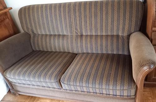 Bankstel, retro, zit heerlijk., Huis en Inrichting, Banken | Bankstellen, Gebruikt, Rechte bank, Tweepersoons, 150 tot 200 cm