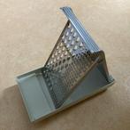 Keuken rasp en schaaf RVS in kunststof houder, Huis en Inrichting, Keuken | Keukenbenodigdheden, Ophalen of Verzenden, Gebruikt