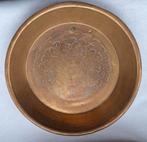 Koperen gegraveerde schaal, Antiek en Kunst, Antiek | Koper en Brons, Ophalen of Verzenden, Koper
