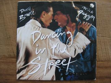 Single David Bowie & Mick Jagger   "Dancing in the street" beschikbaar voor biedingen