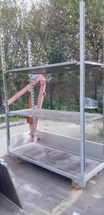 3x Deense kar, bloemenwagen, transportwagen, 100 liter of meer, Ophalen, Gebruikt, Transportkar