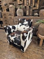 koeienhuid koeienvacht fauteuil stoel landelijk wonen, Ophalen, Nieuw