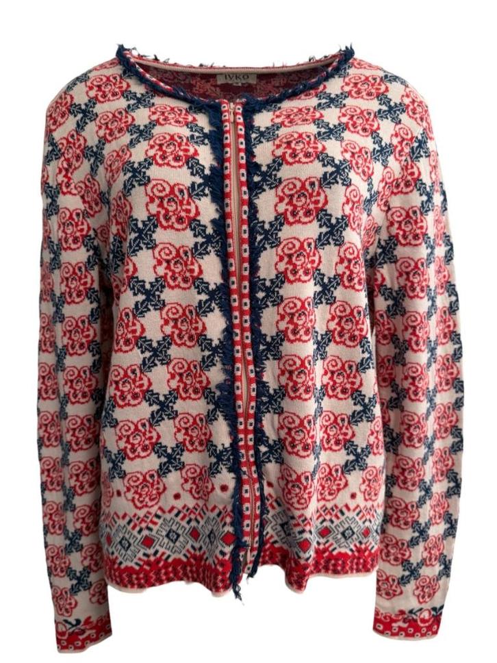 Ivko vest 3XL, Kleding | Dames, Truien en Vesten, Zo goed als nieuw, Maat 46/48 (XL) of groter, Rood, Ophalen of Verzenden