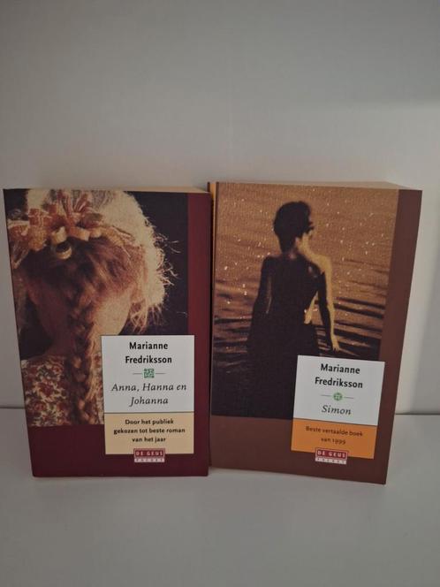 Marianne Fredriksson - Anna, Hanna & Johanna + Simon, Boeken, Romans, Gelezen, Ophalen of Verzenden