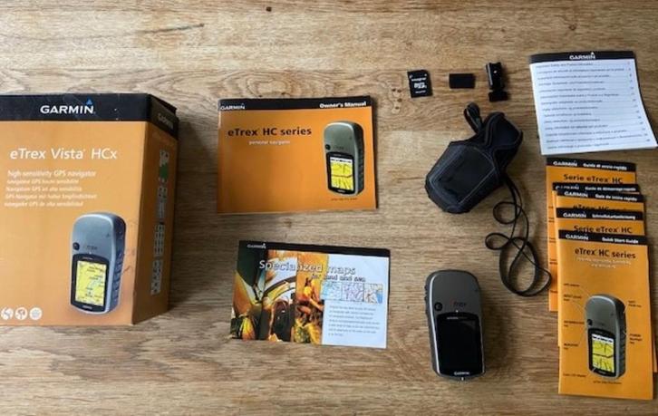 Garmin eTrex Vista HCx GPS navigator high sensitivity 2007, Sport en Fitness, Bergsport en Wandelen, Zo goed als nieuw, Navigatie of Gps