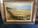 Schilderij duinen en de zee, Ophalen of Verzenden