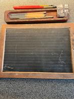 Oude schoollei met griffel en foto, Ophalen of Verzenden, Geschiedenis