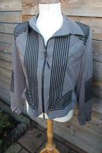 Jasje grijs/ zwart Za-Ek mt 44 Vaste prijs, Maat 42/44 (L), Ophalen of Verzenden, Zo goed als nieuw, Jasje