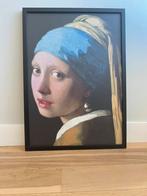 Stijlvolle reproductie van ‘Meisje met de parel’, Ophalen of Verzenden, Zo goed als nieuw, 50 tot 75 cm, Schilderij