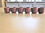 Henry Watson Pottery The Original Suffolk 6 eierdoppen D5,5c, Huis en Inrichting, Keuken | Servies, Overige materialen, Overige typen