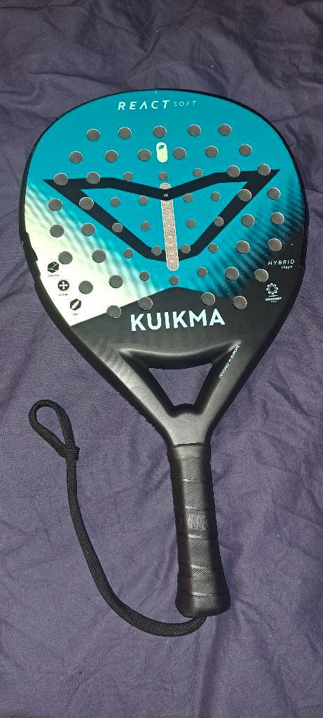 Padelracket KUIKMA PR REACT SOFT. Als nieuw + 3 ballen., Sport en Fitness, Padel, Zo goed als nieuw, Padelracket, Ophalen of Verzenden
