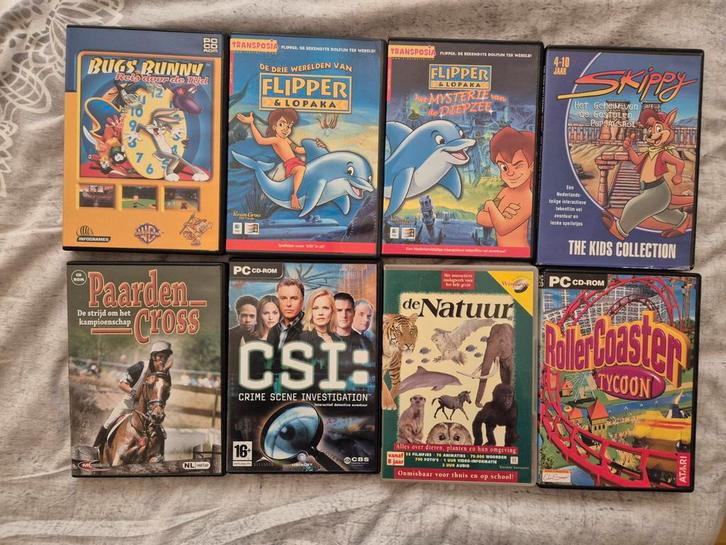 Diverse PC CD-ROM Spellen Collectie, Spelcomputers en Games, Games | Pc, 1 speler, Vanaf 3 jaar, Ophalen of Verzenden