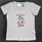 Nieuw T-shirt 'Bad Bitch', Maat 38/40 (M), Wit, Nieuw, Ophalen of Verzenden